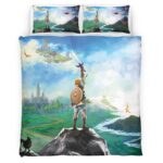Housse De Couette The Legend of Zelda – Link sur la Colline Parure de lit Ensemble De Literie