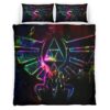Housse De Couette The Legend of Zelda – Logo Style Galaxie Parure de lit Ensemble De Literie
