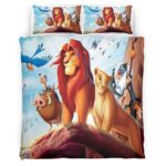 Housse De Couette Le Roi Lion Tous les personnages 15 Parure de lit Ensemble De Literie