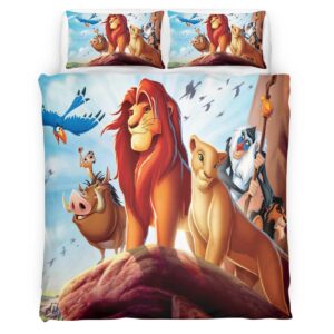 Housse De Couette Le Roi Lion Tous les personnages 15 Parure de lit Ensemble De Literie