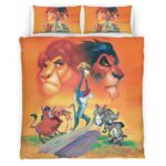 Housse De Couette Le Roi Lion Personnages 11 Parure de lit Ensemble De Literie