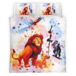 Housse De Couette Le Roi Lion Personnages 13 Parure de lit Ensemble De Literie