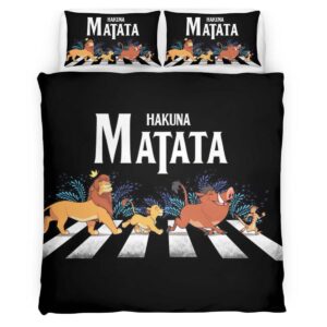 Housse De Couette Le Roi Lion Personnages 18 Parure de lit Ensemble De Literie