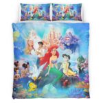 Housse De Couette La Petite Sirène Ariel 05 Parure de lit Ensemble De Literie