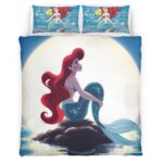 Housse De Couette La Petite Sirène Ariel 11 Parure de lit Ensemble De Literie