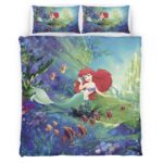 Housse De Couette La Petite Sirène Ariel 13 Parure de lit Ensemble De Literie