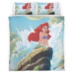 Housse De Couette La Petite Sirène Ariel 15 Parure de lit Ensemble De Literie