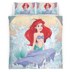 Housse De Couette La Petite Sirène Ariel 30 Parure de lit Ensemble De Literie