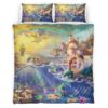 Housse De Couette La Petite Sirène Ariel 33 Parure de lit Ensemble De Literie