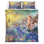 Housse De Couette La Petite Sirène Ariel 33 Parure de lit Ensemble De Literie