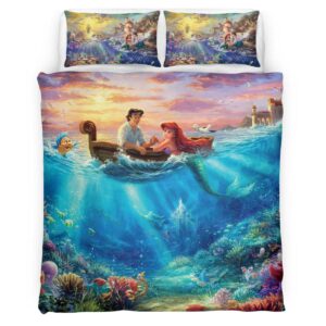 Housse De Couette La Petite Sirène Ariel 35 Parure de lit Ensemble De Literie