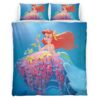 Housse De Couette La Petite Sirène Ariel 36 Parure de lit Ensemble De Literie