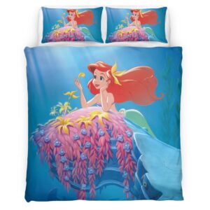 Housse De Couette La Petite Sirène Ariel 36 Parure de lit Ensemble De Literie