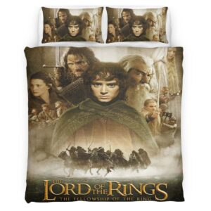 Housse De Couette Le Seigneur des Anneaux – La Communauté de l’Anneau 3 Parure de lit Ensemble De Literie