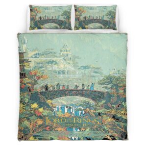 Housse De Couette Le Seigneur des Anneaux 14 Parure de lit Ensemble De Literie