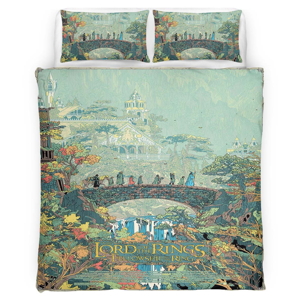 Housse De Couette Le Seigneur des Anneaux 14 Parure de lit Ensemble De Literie