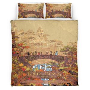 Housse De Couette Le Seigneur des Anneaux 15 Parure de lit Ensemble De Literie