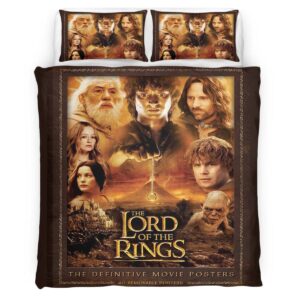Housse De Couette Le Seigneur des Anneaux 17 Parure de lit Ensemble De Literie