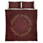 Housse De Couette Le Seigneur des Anneaux 4 Parure de lit Ensemble De Literie