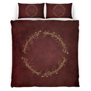 Housse De Couette Le Seigneur des Anneaux 4 Parure de lit Ensemble De Literie