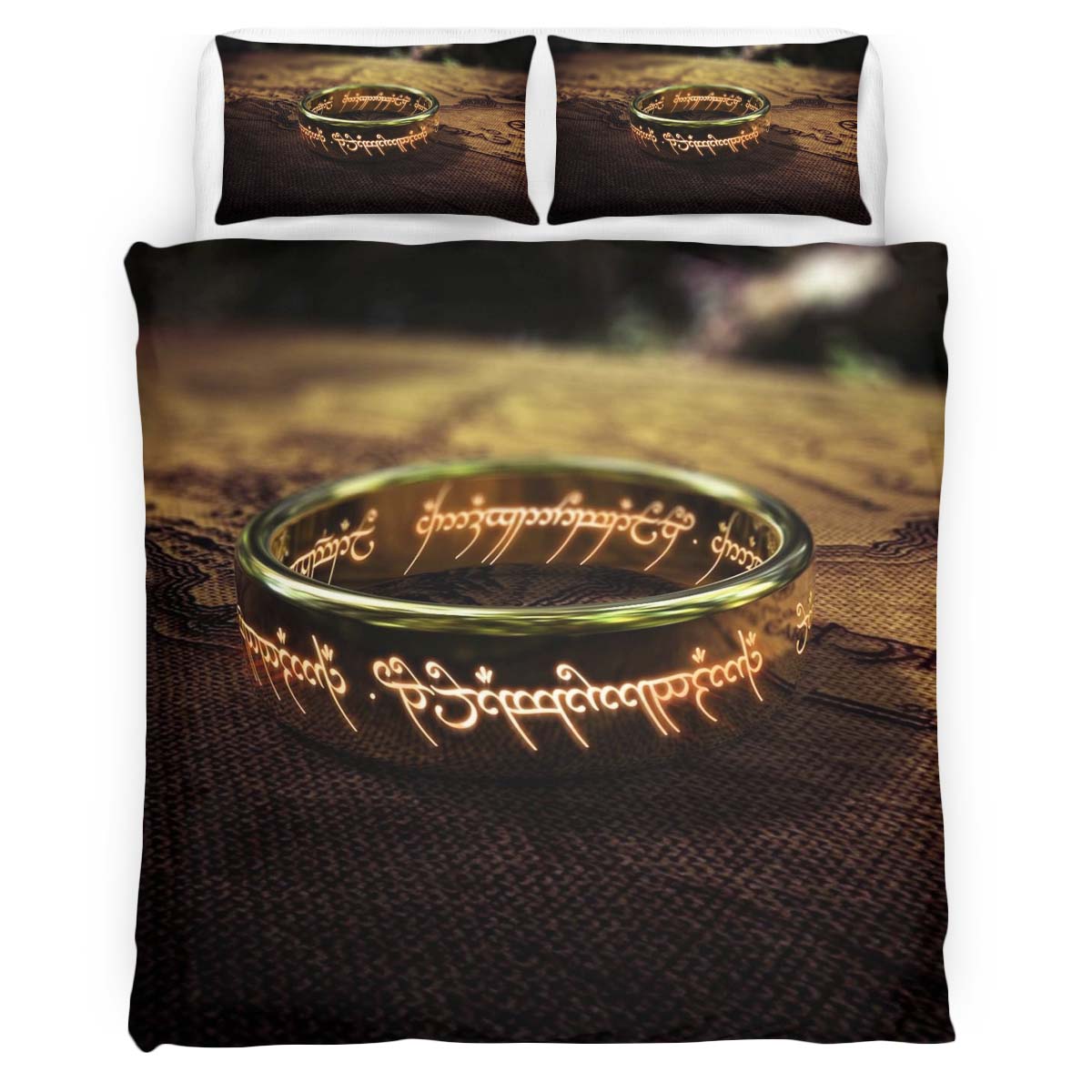 Housse De Couette Le Seigneur des Anneaux 8 Parure de lit Ensemble De Literie