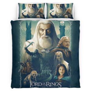 Housse De Couette Le Seigneur des Anneaux – Les Deux Tours Parure de lit Ensemble De Literie