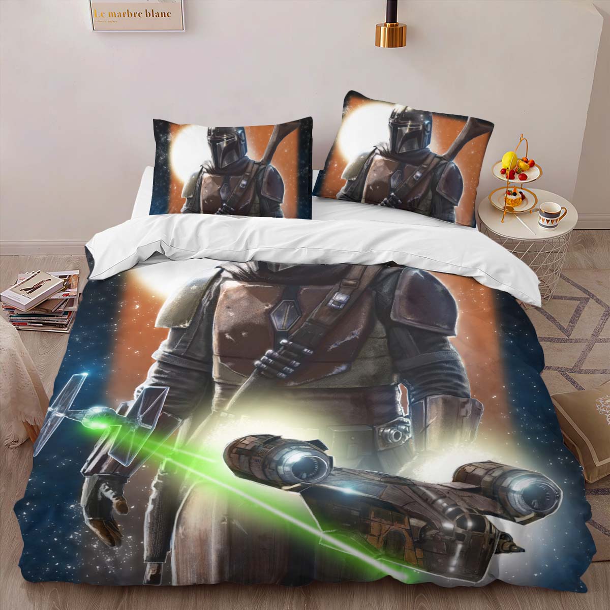 Housse De Couette The Mandalorian 1 Parure de lit Ensemble De Literie – Image 2