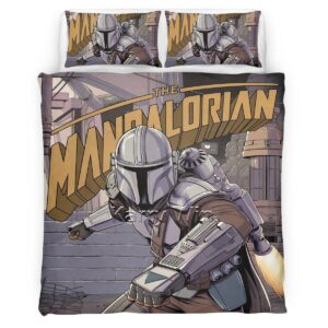 Housse De Couette The Mandalorian 3 Parure de lit Ensemble De Literie