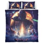 Housse De Couette The Mandalorian – Tous les Personnages 1001 Parure de lit Ensemble De Literie