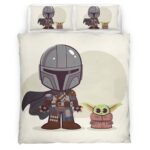 Housse De Couette The Mandalorian – Baby Yoda 1 Parure de lit Ensemble De Literie