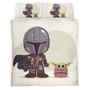 Housse De Couette The Mandalorian – Baby Yoda 1 Parure de lit Ensemble De Literie
