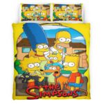 Housse De Couette Les Simpson Tous les personnages 03 Parure de lit Ensemble De Literie