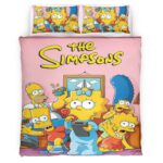 Housse De Couette Les Simpson Tous les personnages 10 Parure de lit Ensemble De Literie