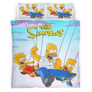Housse De Couette Les Simpson Tous les personnages 11 Parure de lit Ensemble De Literie