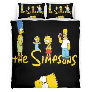 Housse De Couette Les Simpson Tous les personnages 18 Parure de lit Ensemble De Literie
