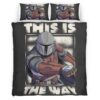Housse De Couette « This Is the Way » The Mandalorian 3 Parure de lit Ensemble De Literie
