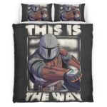 Housse De Couette « This Is the Way » The Mandalorian 3 Parure de lit Ensemble De Literie