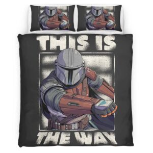 Housse De Couette « This Is the Way » The Mandalorian 3 Parure de lit Ensemble De Literie