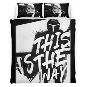 Housse De Couette « This Is the Way » The Mandalorian Parure de lit Ensemble De Literie
