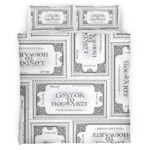 Housse De Couette Billet Poudlard Express Quai 9¾ Harry Potter 02 Parure de lit Ensemble De Literie