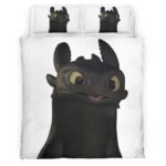 Housse De Couette Krokmou Dragons 02 Parure de lit Ensemble De Literie