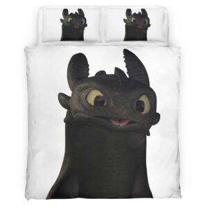 Housse De Couette Krokmou Dragons 02 Parure de lit Ensemble De Literie