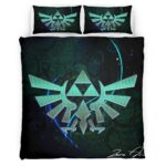 Housse De Couette Triforce The Legend of Zelda Parure de lit Ensemble De Literie