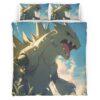 Housse De Couette Tyranocif Pokémon 2 Parure de lit Ensemble De Literie