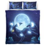 Housse De Couette Umbreon Pokémon 10 Parure de lit Ensemble De Literie