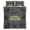 Housse De Couette Umbreon Pokémon Parure de lit Ensemble De Literie