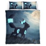 Housse De Couette Umbreon Pokémon 11 Parure de lit Ensemble De Literie