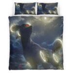 Housse De Couette Umbreon Pokémon 12 Parure de lit Ensemble De Literie