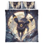Housse De Couette Umbreon Pokémon 14 Parure de lit Ensemble De Literie
