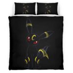 Housse De Couette Umbreon Pokémon 15 Parure de lit Ensemble De Literie